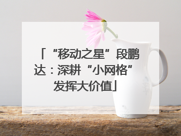 “移动之星”段鹏达：深耕“小网格” 发挥大价值