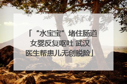 “水宝宝”堵住肠道 女婴反复呕吐 武汉医生帮患儿无创脱险