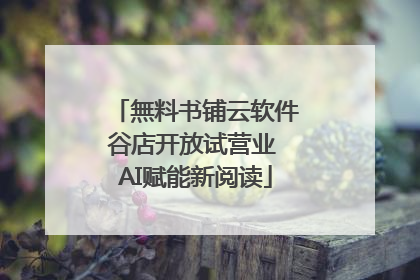 無料书铺云软件谷店开放试营业 AI赋能新阅读