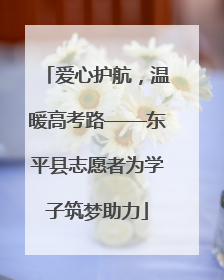 爱心护航，温暖高考路——东平县志愿者为学子筑梦助力