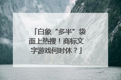 白象“多半”袋面上热搜！商标文字游戏何时休？