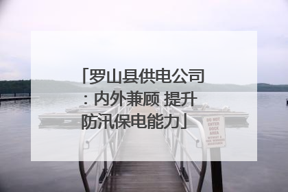 罗山县供电公司：内外兼顾 提升防汛保电能力