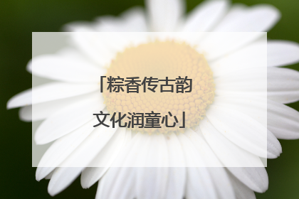 粽香传古韵 文化润童心