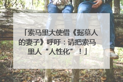 索马里大使借《掘墓人的妻子》呼吁：请把索马里人“人性化”！