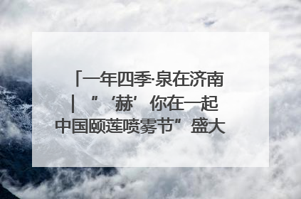 一年四季·泉在济南｜“‘赫’你在一起 中国颐莲喷雾节”盛大开启 共赴水润之约