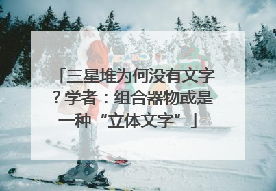 三星堆为何没有文字？学者：组合器物或是一种“立体文字”