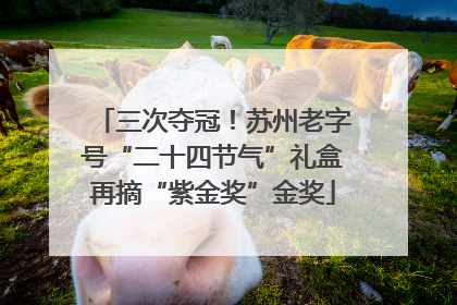 三次夺冠！苏州老字号“二十四节气”礼盒再摘“紫金奖”金奖