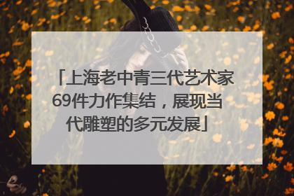 上海老中青三代艺术家69件力作集结，展现当代雕塑的多元发展