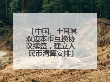 中国、土耳其双边本币互换协议续签，建立人民币清算安排