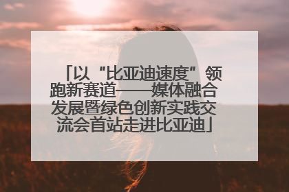 以“比亚迪速度”领跑新赛道——媒体融合发展暨绿色创新实践交流会首站走进比亚迪