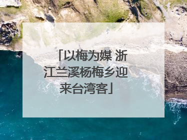 以梅为媒 浙江兰溪杨梅乡迎来台湾客