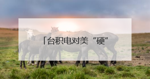 台积电对美“硬”起来了？岛内舆论把目光看向了赖清德