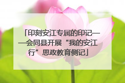 印刻安江专属的印记——会同县开展“我的安江行”思政教育侧记