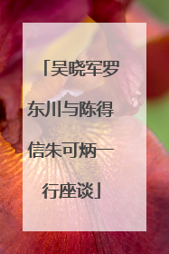 吴晓军罗东川与陈得信朱可炳一行座谈