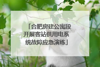 合肥房建公寓段开展客站供用电系统故障应急演练