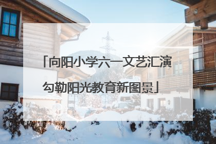 向阳小学六一文艺汇演勾勒阳光教育新图景