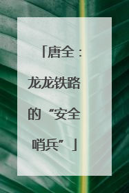 唐全：龙龙铁路的“安全哨兵”