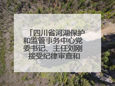 四川省河湖保护和监管事务中心党委书记、主任刘刚 接受纪律审查和监察调查