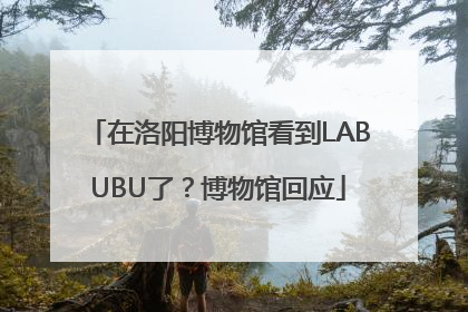 在洛阳博物馆看到LABUBU了？博物馆回应