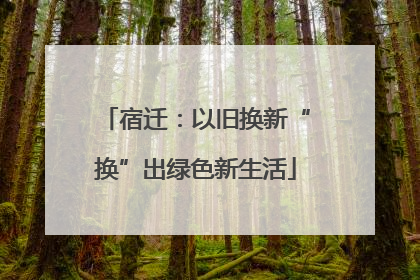 宿迁：以旧换新“换”出绿色新生活