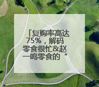复购率高达75%，解码零食很忙&赵一鸣零食的“白牌崛起”战略