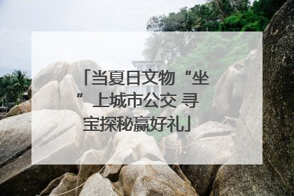 当夏日文物“坐”上城市公交 寻宝探秘赢好礼