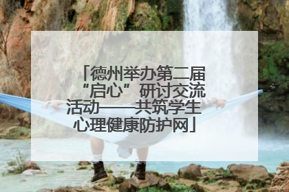 德州举办第二届“启心”研讨交流活动——共筑学生心理健康防护网