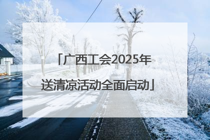 广西工会2025年送清凉活动全面启动