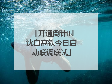 开通倒计时 沈白高铁今日启动联调联试