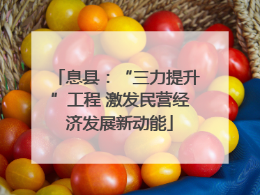息县：“三力提升”工程 激发民营经济发展新动能