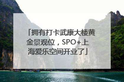 拥有打卡武康大楼黄金景观位，SPO+上海爱乐空间开业了