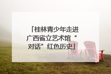 桂林青少年走进广西省立艺术馆“对话”红色历史