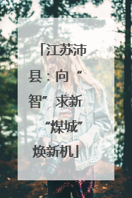 江苏沛县：向“智”求新“煤城”焕新机