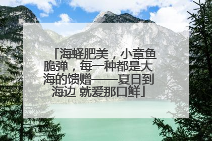 海蛏肥美，小章鱼脆弹，每一种都是大海的馈赠——夏日到海边 就爱那口鲜