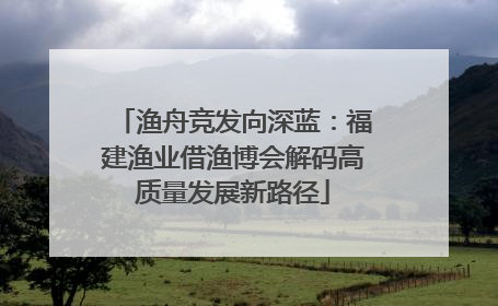 渔舟竞发向深蓝：福建渔业借渔博会解码高质量发展新路径