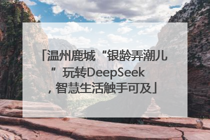 温州鹿城“银龄弄潮儿”玩转DeepSeek，智慧生活触手可及