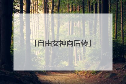 自由女神向后转