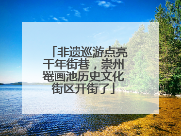 非遗巡游点亮千年街巷，崇州罨画池历史文化街区开街了