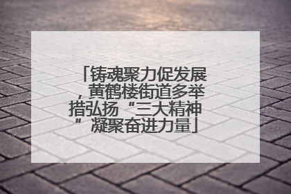 铸魂聚力促发展，黄鹤楼街道多举措弘扬“三大精神”凝聚奋进力量