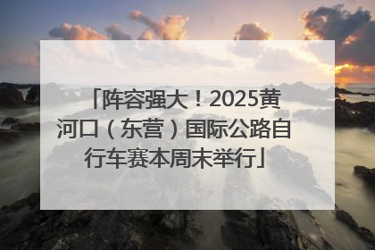 阵容强大！2025黄河口（东营）国际公路自行车赛本周末举行
