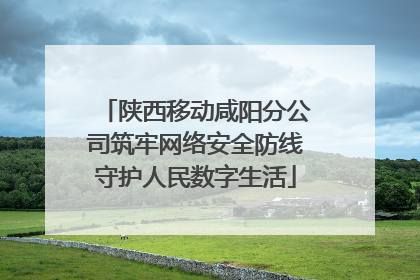 陕西移动咸阳分公司筑牢网络安全防线守护人民数字生活