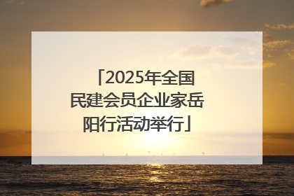 2025年全国民建会员企业家岳阳行活动举行