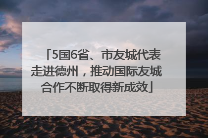 5国6省、市友城代表走进德州，推动国际友城合作不断取得新成效