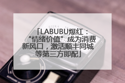 LABUBU爆红：“情绪价值”成为消费新风口，激活顺丰同城等第三方即配