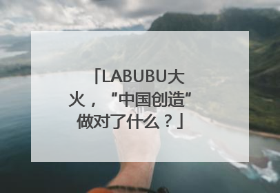 LABUBU大火，“中国创造”做对了什么？
